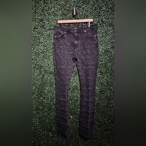 Men's Charcoal Stacker Jeans